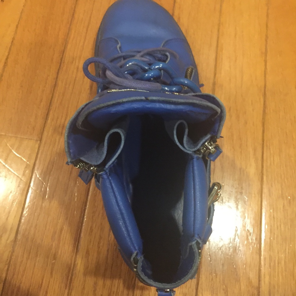 Giuseppe Zanetti Blue, Chained High Topβs - Picture 3 of 6